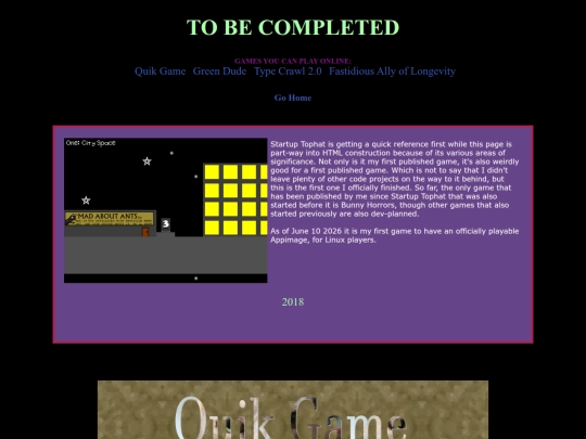 games screenshot