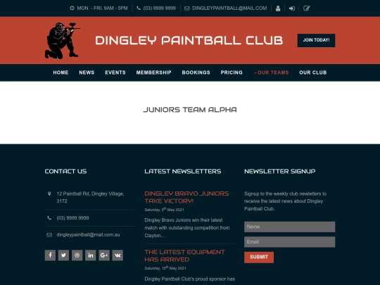 pages/teams_juniors_alpha screenshot