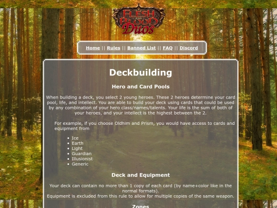 rules screenshot