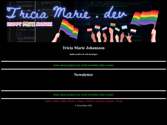 newsletter screenshot