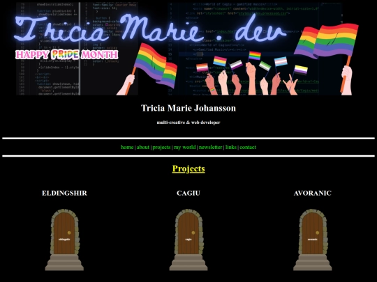 projects screenshot