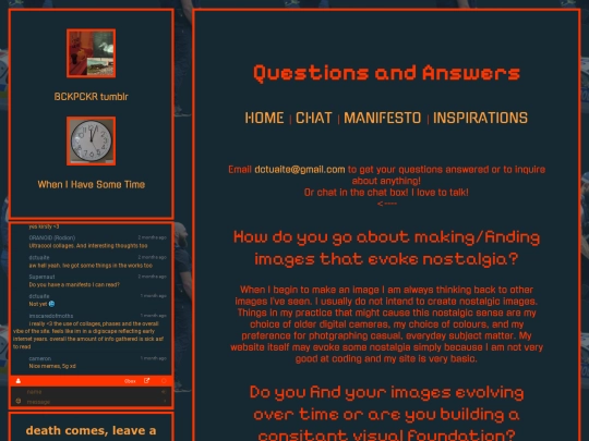 FAQ screenshot