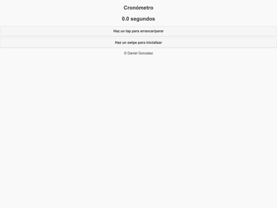 cronometro_DanielG screenshot