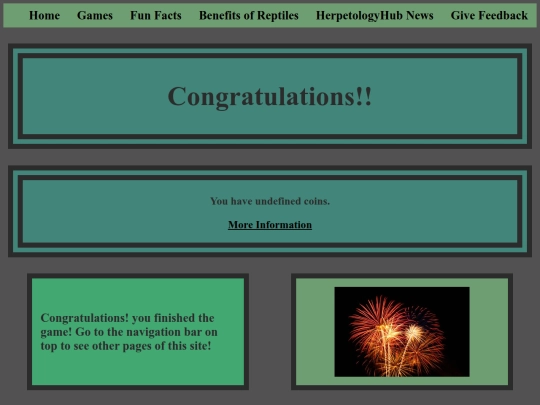 congrats screenshot