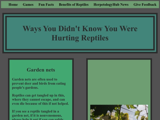 donthurtreptiles screenshot