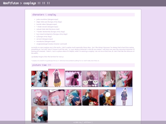 page/cosplay screenshot