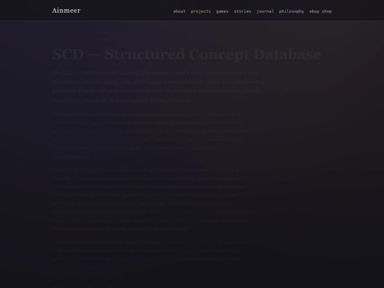 projects/scd screenshot