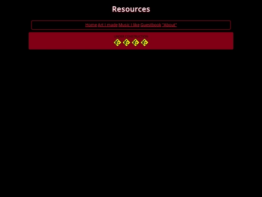 resources screenshot