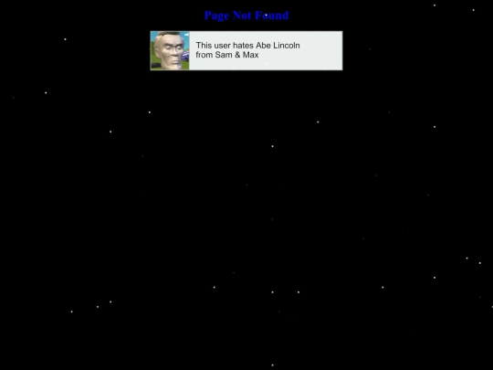 not_found screenshot