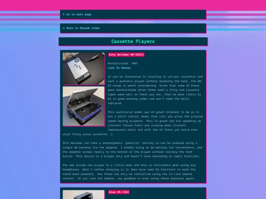 cassetteplayers screenshot