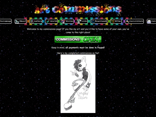 commissions screenshot