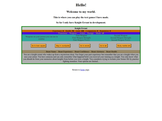 textGames screenshot