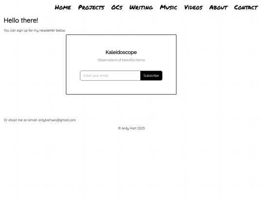 contact screenshot