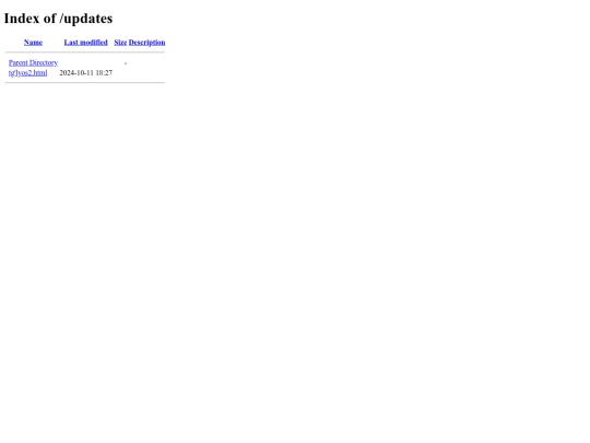mail/updates screenshot