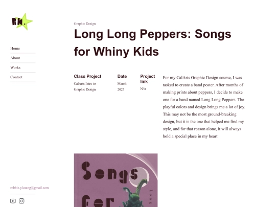 Portfolio/longlongpeppers screenshot