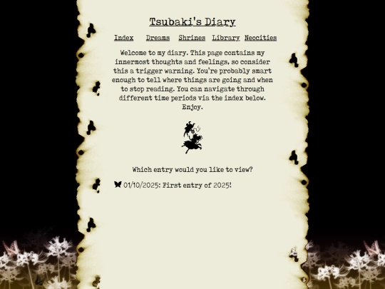 diary screenshot