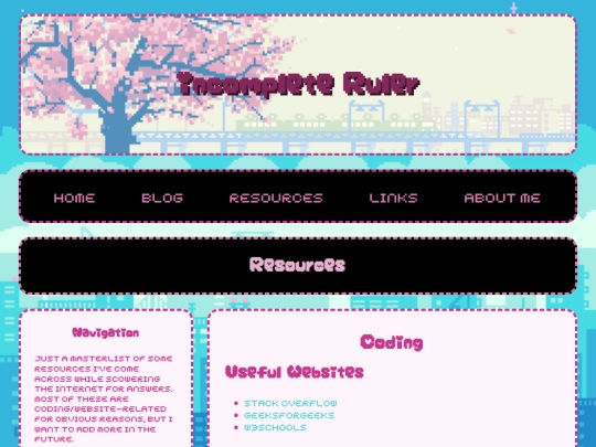 resources screenshot
