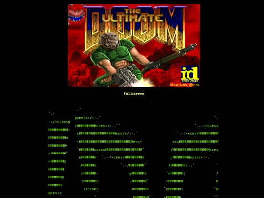Snufalufugus_Games/Doom screenshot