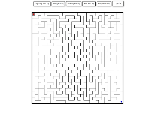 Snufalufugus_Games/maze screenshot