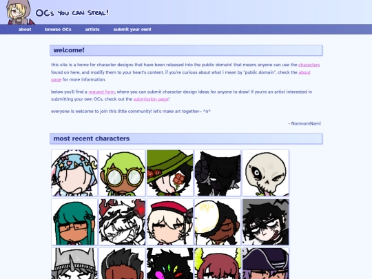 index screenshot