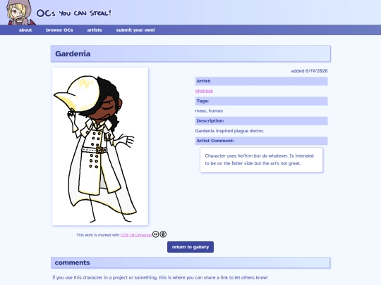 ocs/gardenia screenshot