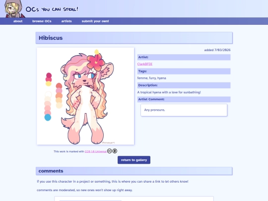 ocs/hibiscus screenshot