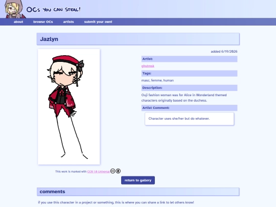 ocs/jazlyn screenshot