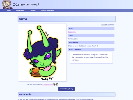 ocs/sunia screenshot