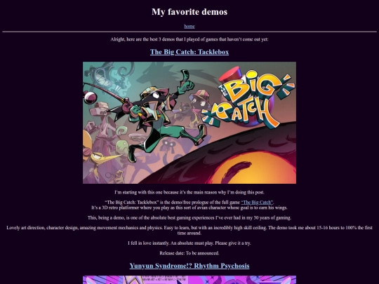 posts/demos screenshot