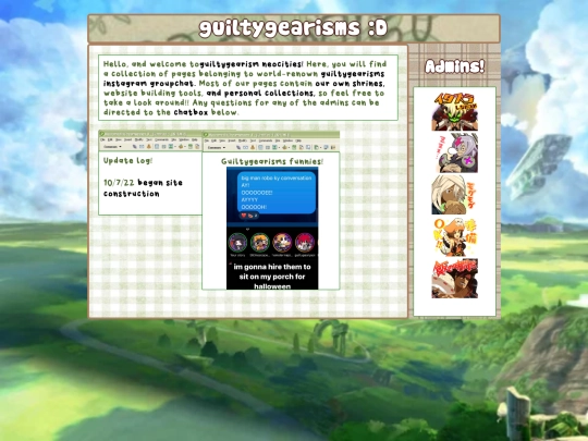 index screenshot