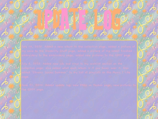 updatelog screenshot