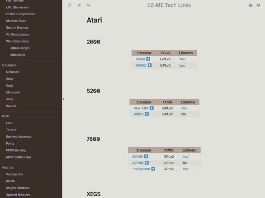 emu/atari screenshot