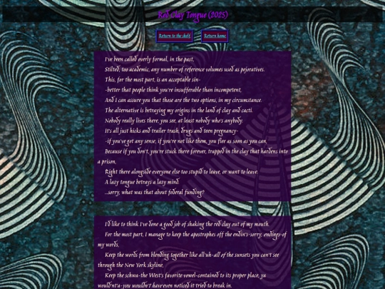 poetry/red-clay screenshot