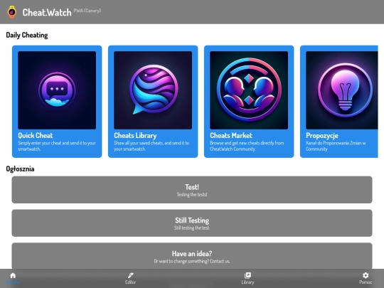 cheatpwa screenshot