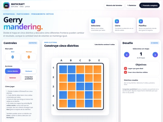 Gerrymandering screenshot