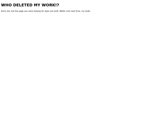 not_found screenshot