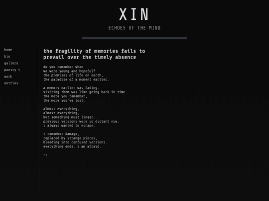 poetry screenshot