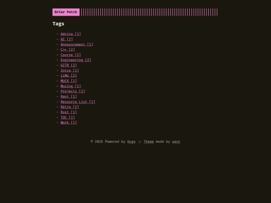 tags screenshot