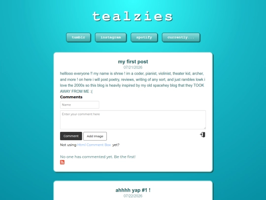 blog screenshot