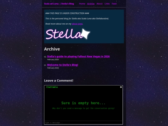 blog screenshot