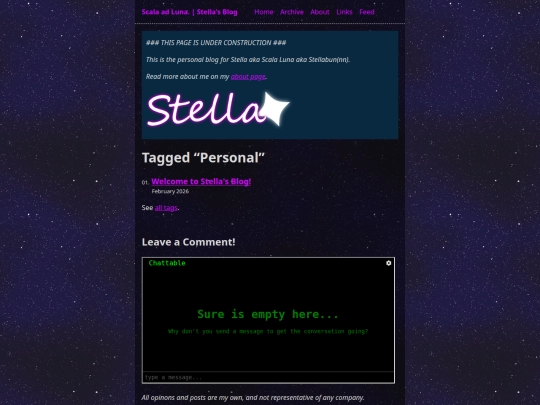 tags/personal screenshot