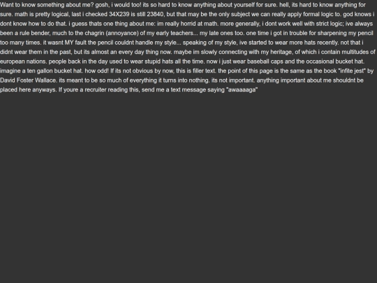 aboutme screenshot