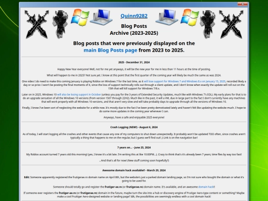 blogarchives/2023 screenshot