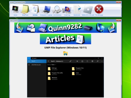 uwp-file-explorer screenshot
