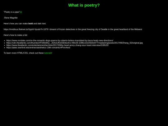 poetry screenshot