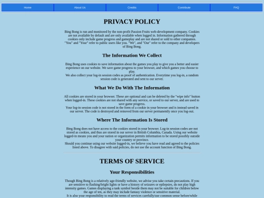 TOS screenshot