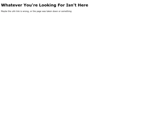 not_found screenshot