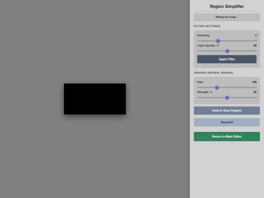 region-growing-filter screenshot