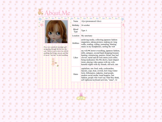 aboutme screenshot