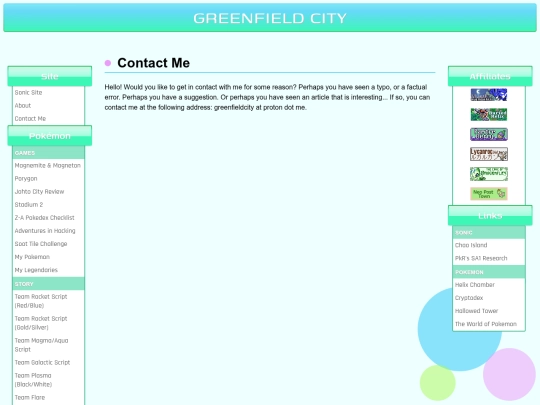 site/contactme screenshot
